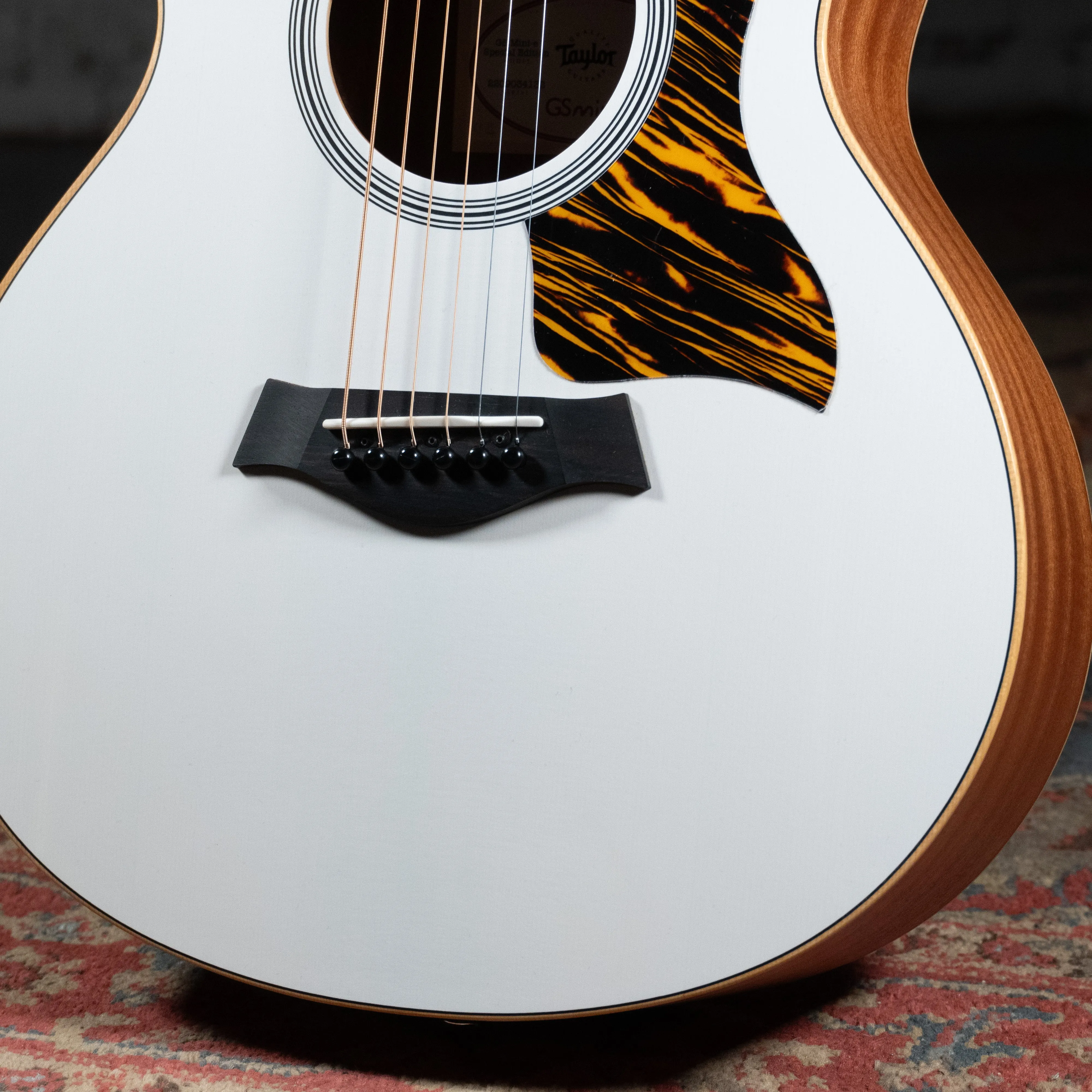 2020 Taylor GS Mini-e Special Edition Acoustic-Electric Guitar, Trans White w/Soft Case - Used