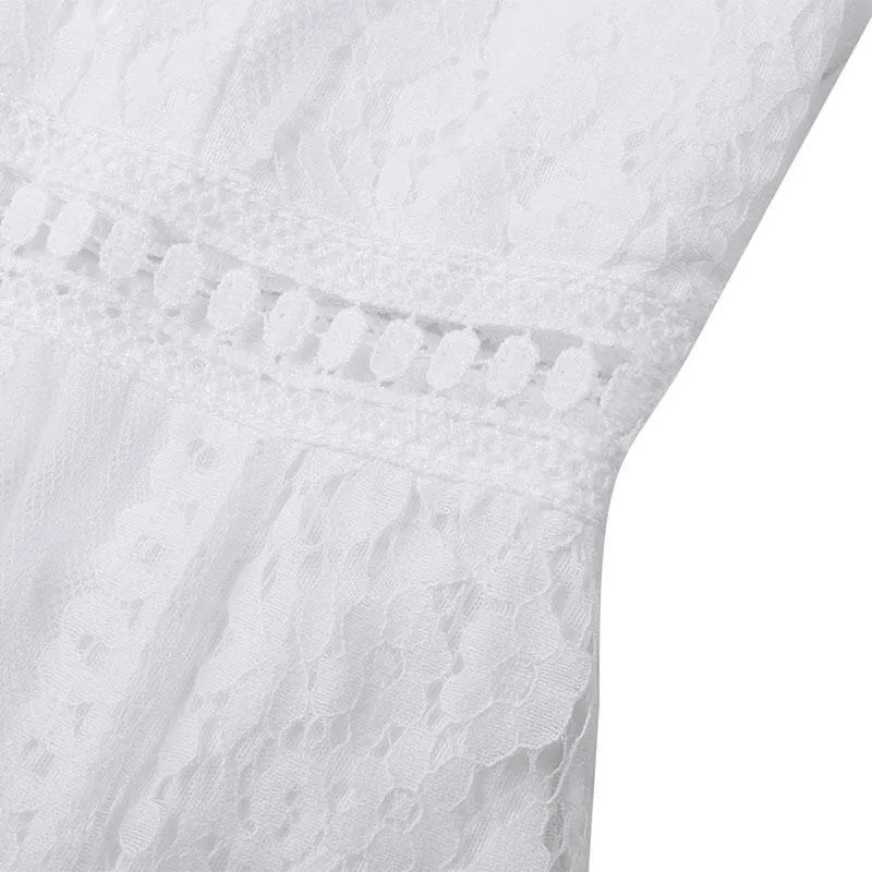 Boho Dress - White Lace