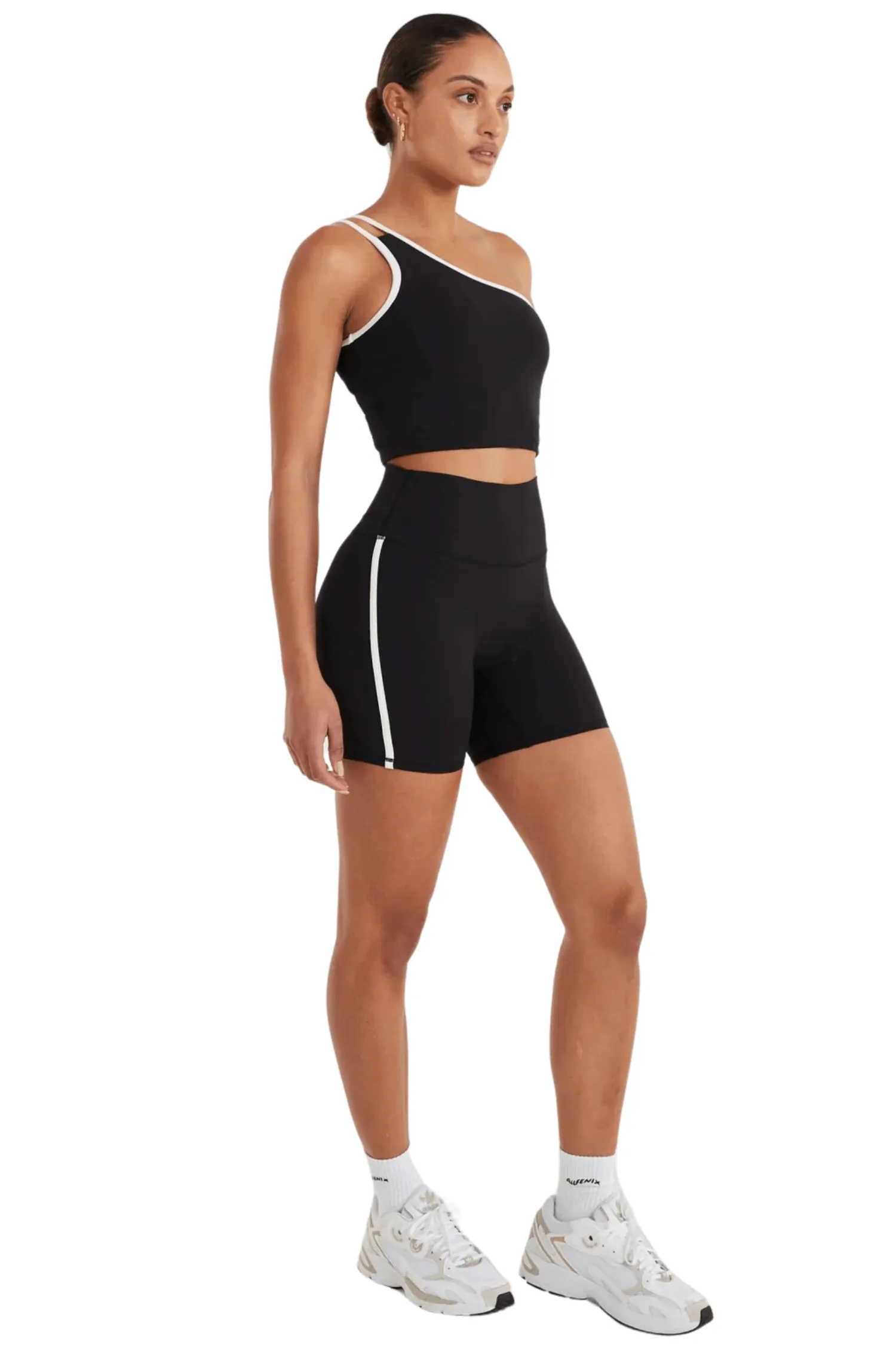 Contrast One Shoulder Tank
