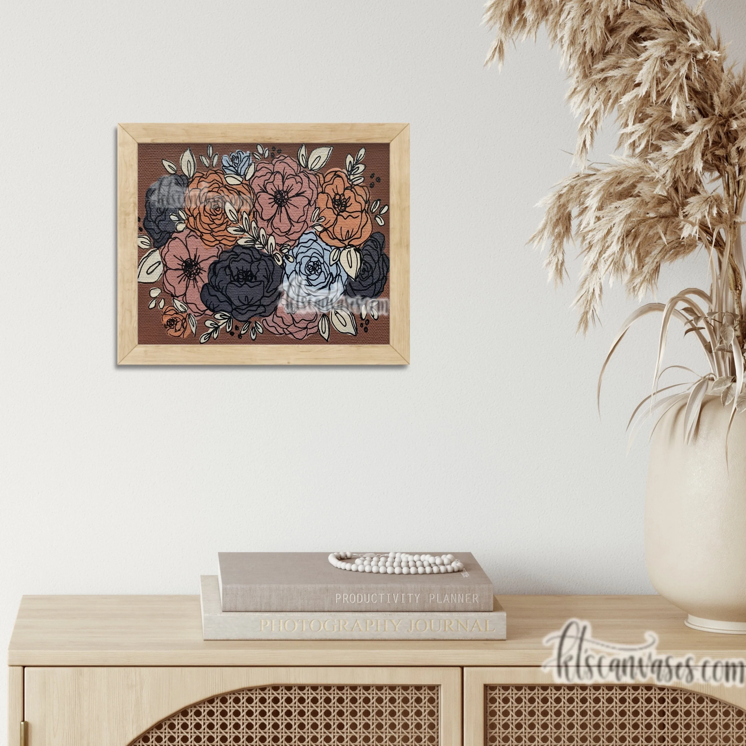 Cozy Florals Art Print