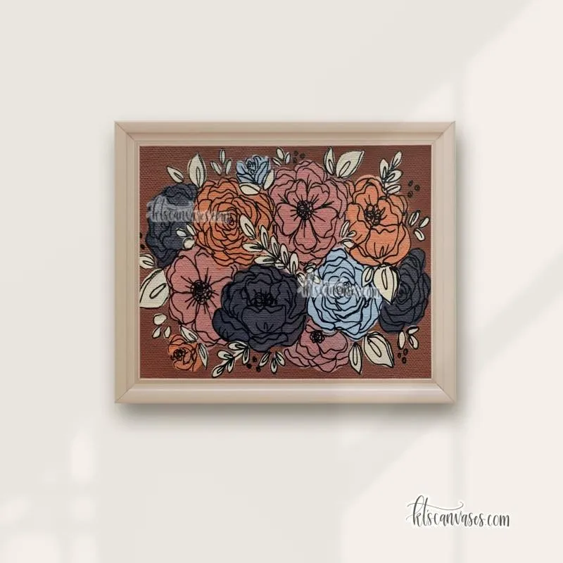 Cozy Florals Art Print