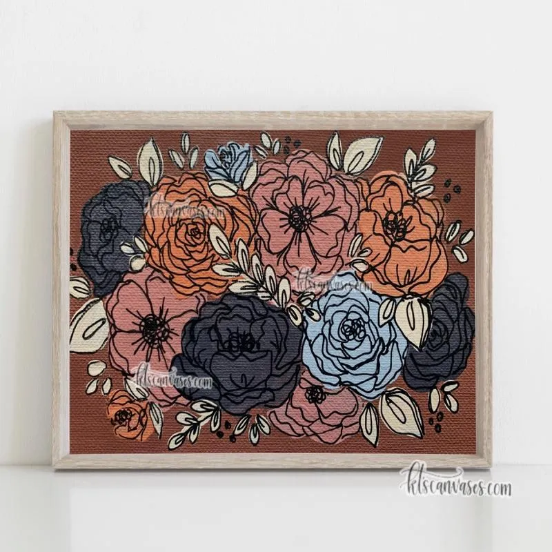 Cozy Florals Art Print