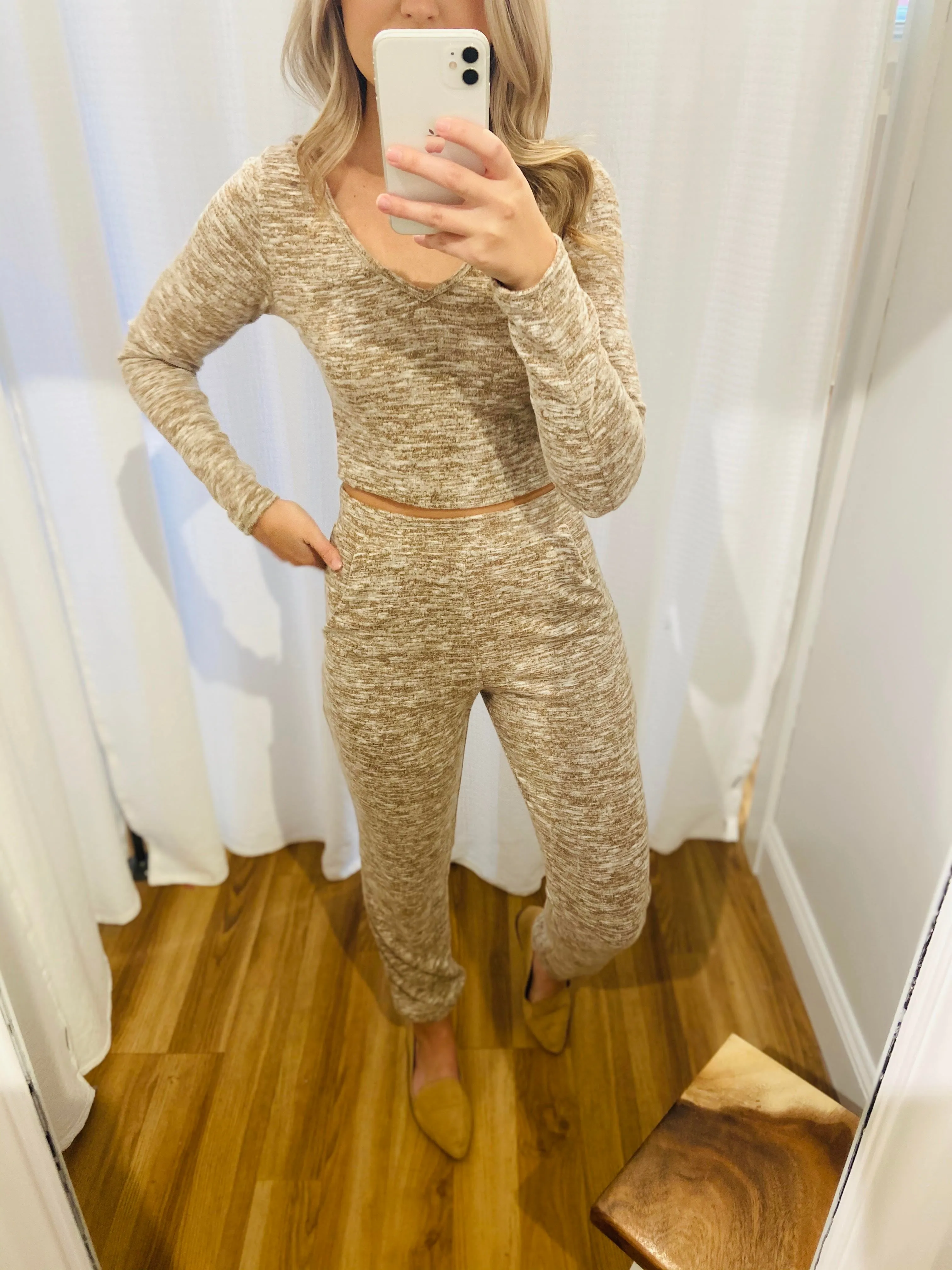 Cozy Oatmeal Jogger Set