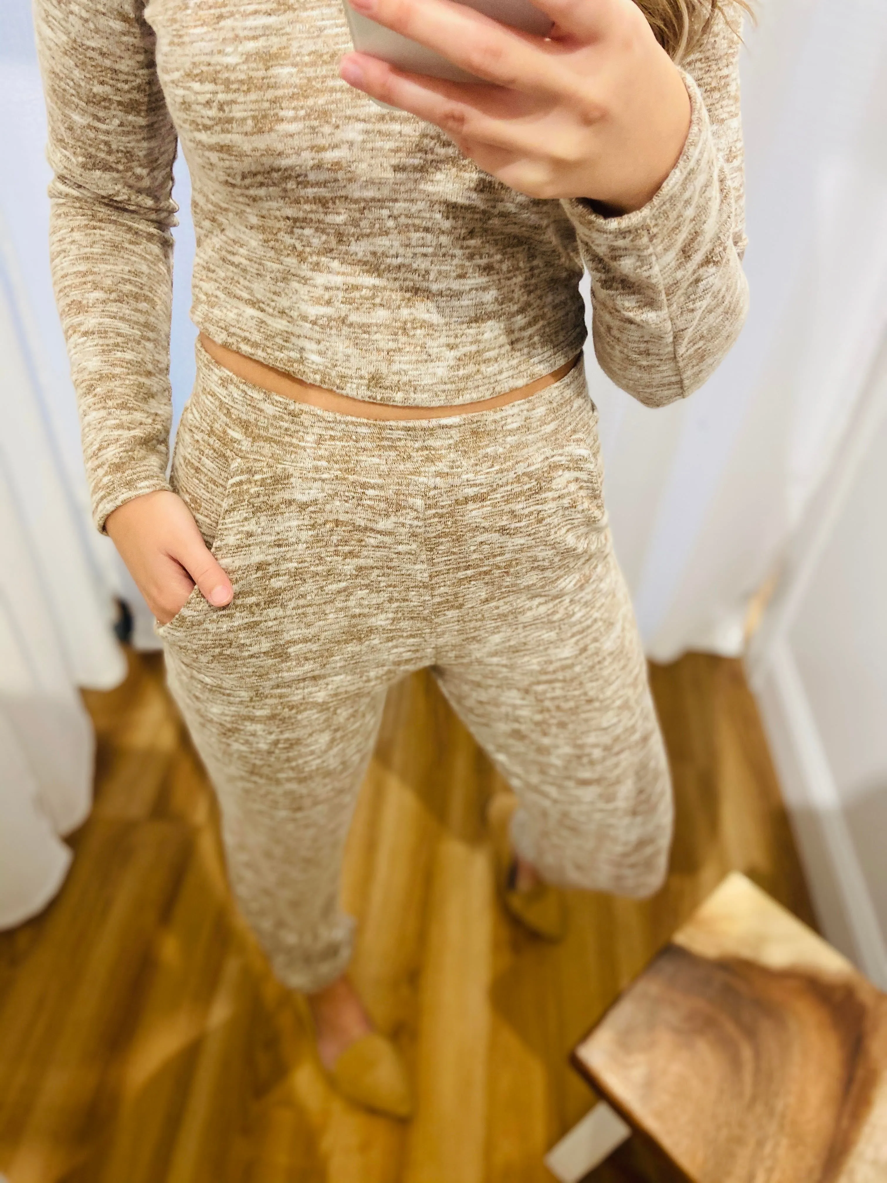 Cozy Oatmeal Jogger Set