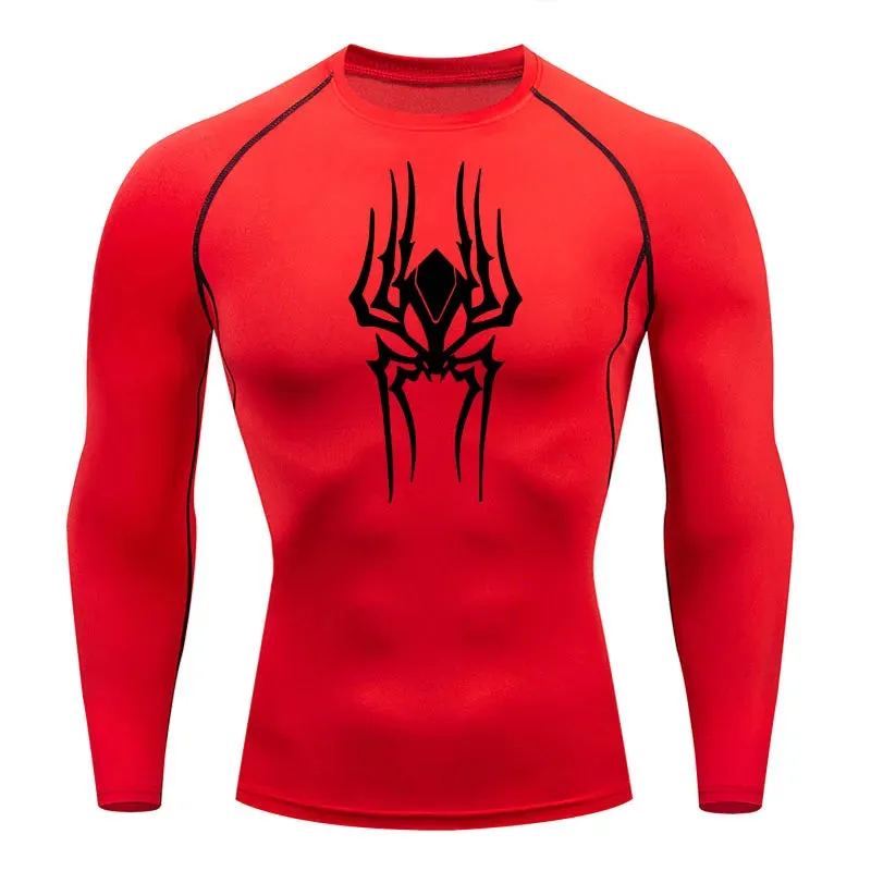 Demonic Spider Long Sleeve Compression Shirt