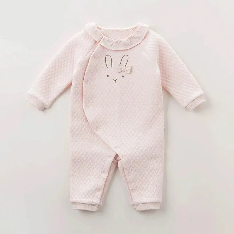 Quilted Jumpsuit with Rabbit