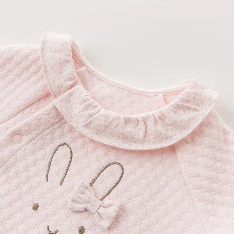 Quilted Jumpsuit with Rabbit