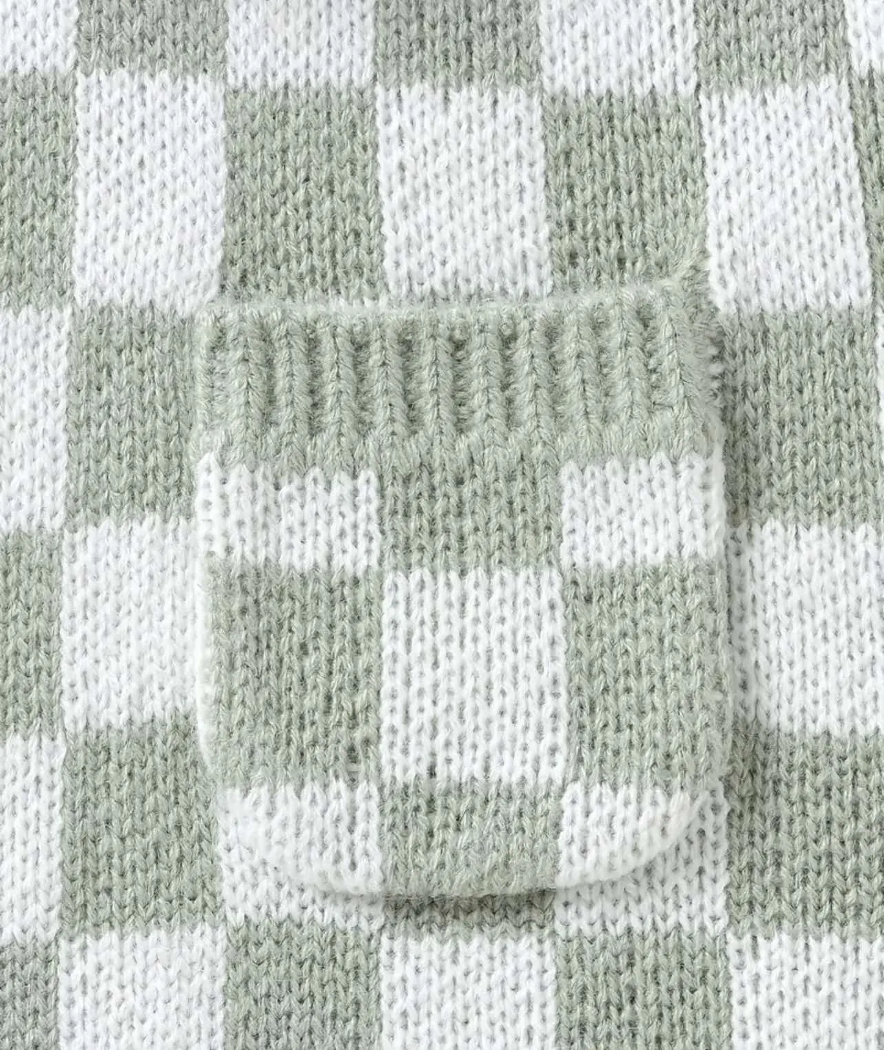 Sage Checkered Romper