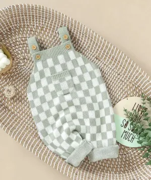 Sage Checkered Romper