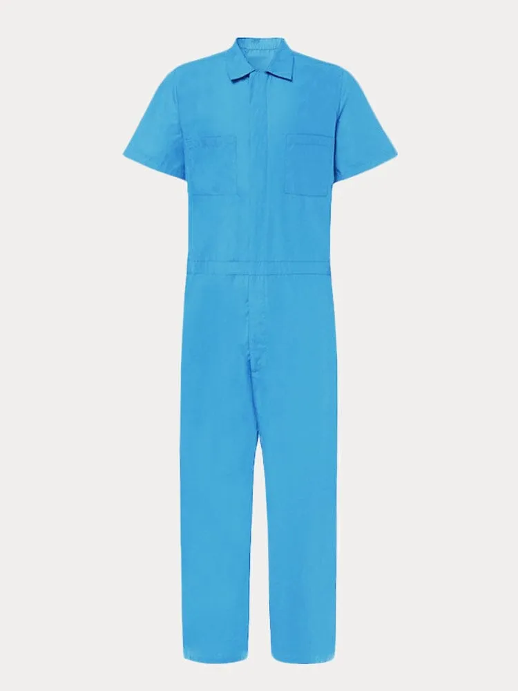 Solid Cargo Jumpsuit